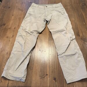 Kuhl Kontra Pants Mens 30x30 Khaki Hiking Outdoor Nylon Hiking Lightweight